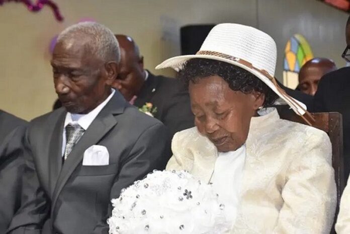In a tender celebration of true love's perseverance, Ibrahim Mbogo, 95, and Tabitha Wangui, 90, finally said "I do" on Sunday, August 18, at a picturesque white wedding. In a tender celebration of true love's perseverance, Ibrahim Mbogo, 95, and Tabitha Wangui, 90, finally said "I do" on Sunday, August 18, at a picturesque white wedding.