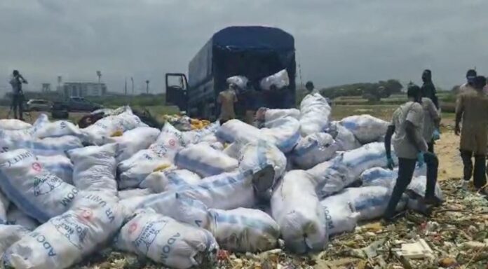 CID and NACOC destroy sacks of cocaine and marijuana CID and NACOC destroy sacks of cocaine and marijuana