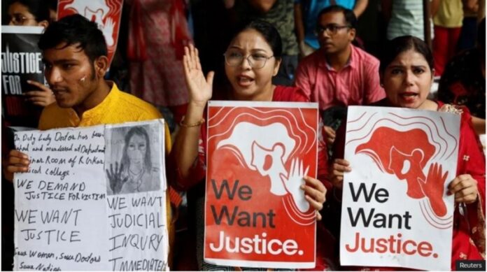 Protests demanding justice for the murdered woman and greater protection for women in general have been held across India. Protests demanding justice for the murdered woman and greater protection for women in general have been held across India.