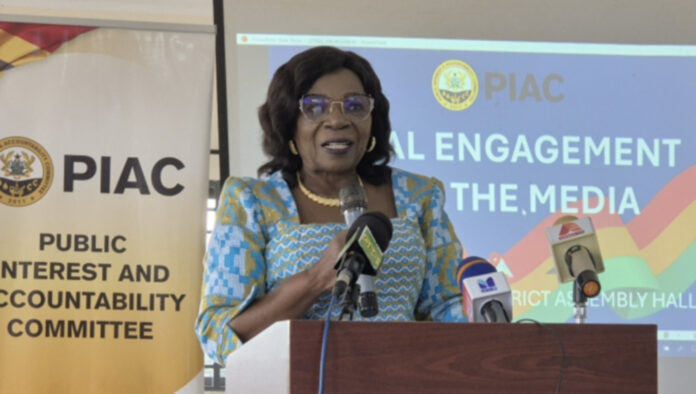 Emerita Professor Elizabeth Ardayfio-Schandorf, the Chairperson of PIAC Emerita Professor Elizabeth Ardayfio-Schandorf, the Chairperson of PIAC