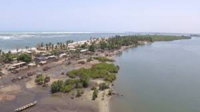 Keta coastline Keta coastline in the Volta Region