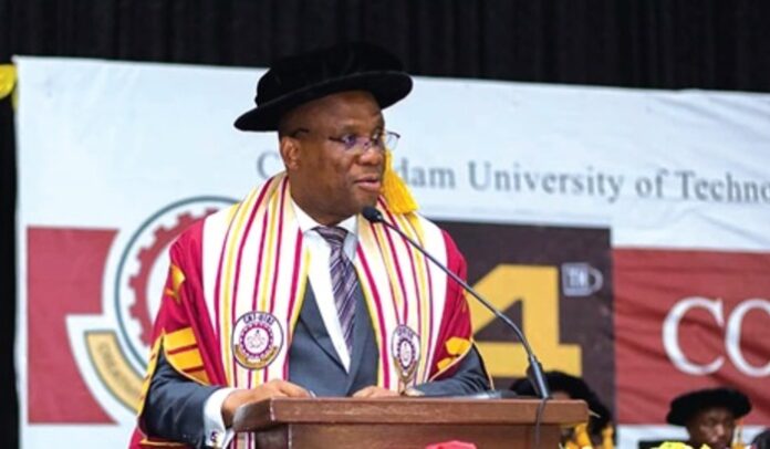 Professor Albert Luguterah, Vice-Chancellor, addressing the congregation (1)