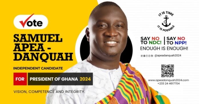 The flagbearer of Yellow Ghana, Samuel Apea-Danquah, The flagbearer of Yellow Ghana, Samuel Apea-Danquah,