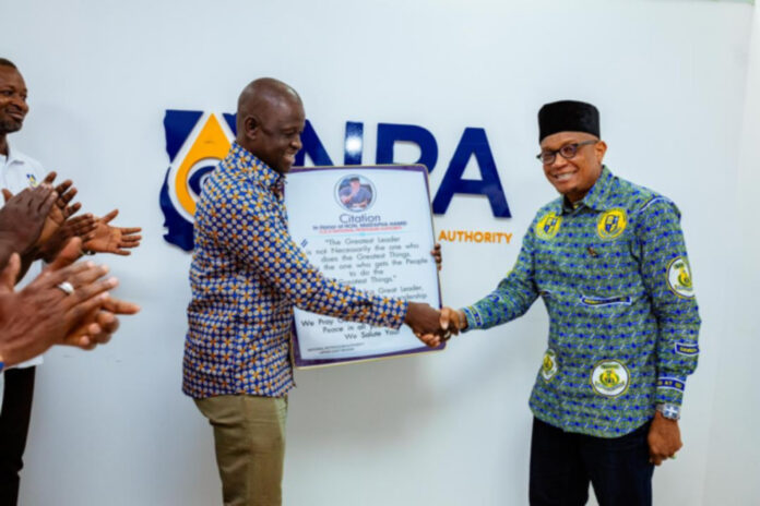 Upper East regional staff of NPA honour Dr Abdul-Hamid for his leadership Upper East regional staff of NPA honour Dr Abdul-Hamid for his leadership