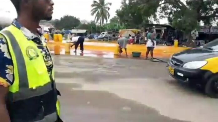 Palm oil tanker accident
