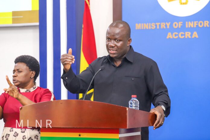 The Minister for Lands and Natural Resources, Hon. Samuel A. Jinapor, The Minister for Lands and Natural Resources, Hon. Samuel A. Jinapor,