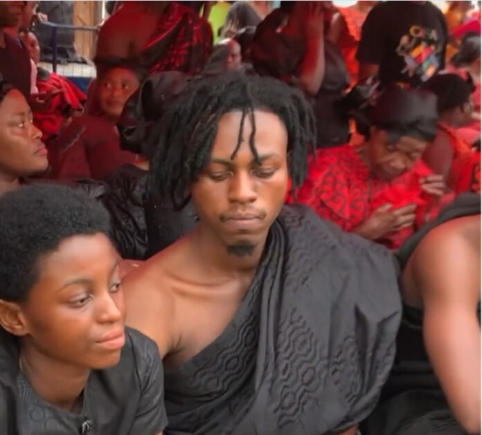 Kweku Flick at father's one-week celebration