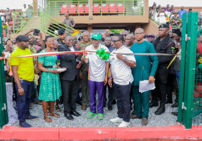 Alban Bagbin commissions state-of-the-art macoy sports stadium in Nadowli Alban Bagbin commissions state-of-the-art macoy sports stadium in Nadowli