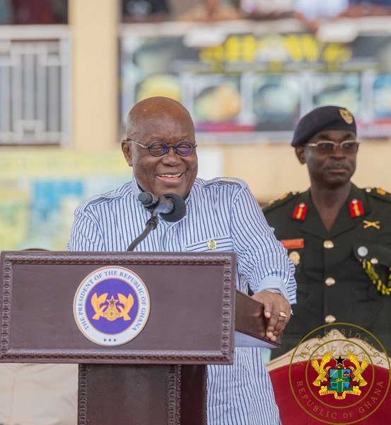 PRESIDENT AKUFO-ADDO CUTS SOD FOR RECONSTRUCTION OF ADENTA-DODOWA ROAD