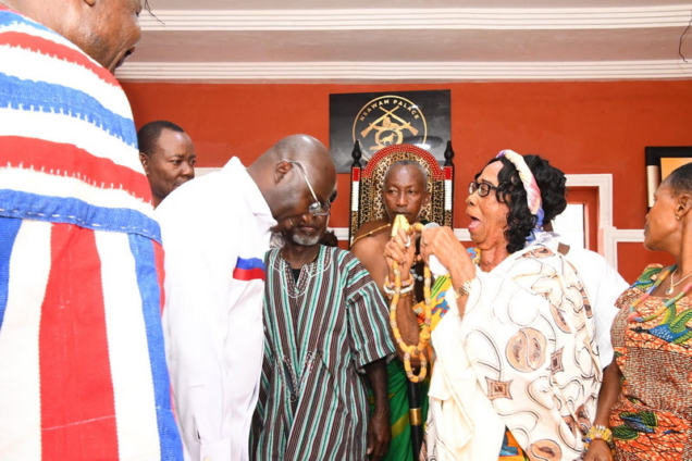 Bawumia enstooled 'Ntentankesehene' for visionary digital leadership