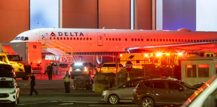 Delta plane explosion