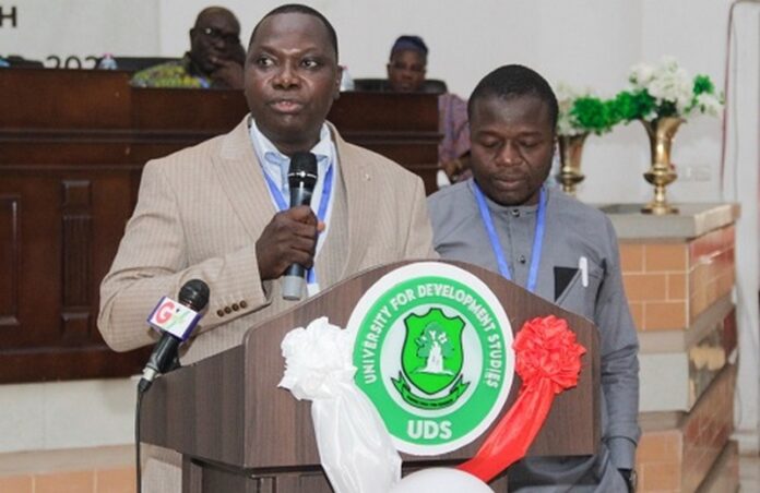 Prof Mamudu A. Akudugu, National President of UTAG addressing the Congress Prof Mamudu A. Akudugu, National President of UTAG addressing the Congress