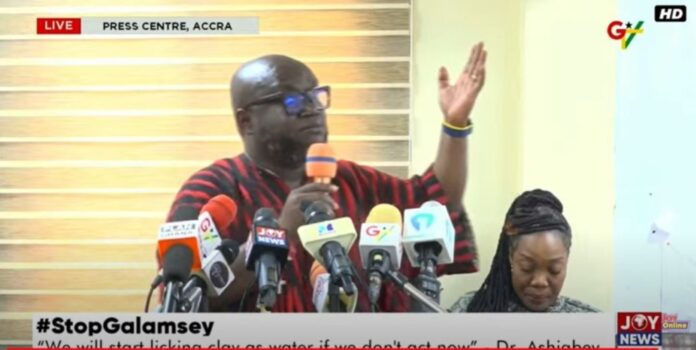 Convenor of the Media Coalition Against Galamsey, Dr. Kenneth Ashigbey Convenor of the Media Coalition Against Galamsey, Dr. Kenneth Ashigbey