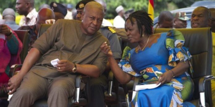 Former President John Dramani Mahama and his running mate, Prof. Jane Naana Opoku-Agyemang. Former President John Dramani Mahama and his running mate, Prof. Jane Naana Opoku-Agyemang.