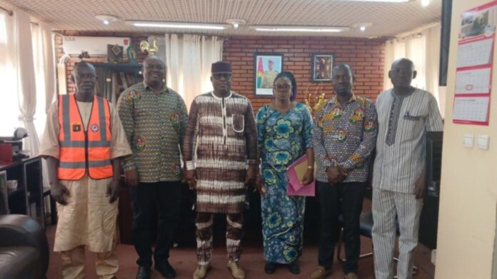 Group Picture with the Director General of CBC (third from left) and his Team Shippers Authority, Transport Ministry secure release of six Ghanaian cargo trucks in Burkina Faso