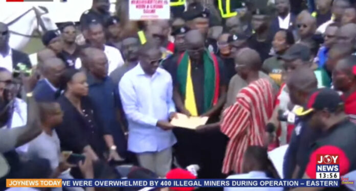 NDC presents petition to Parliament NDC presents petition to Parliament