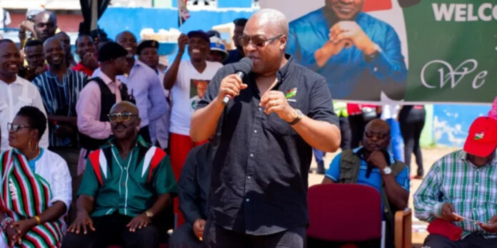 The flagbearer of the National Democratic Congress (NDC), John Dramani Mahama The flagbearer of the National Democratic Congress (NDC), John Dramani Mahama