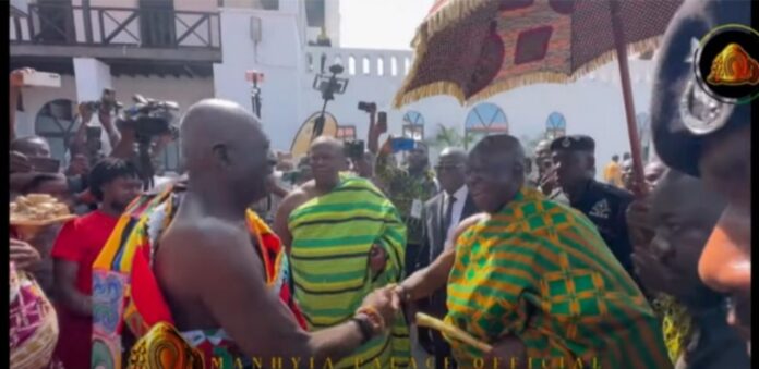 Traders in Cape Coast excited for Asantehene's visit during Fetu Afahye Festival Traders in Cape Coast excited for Asantehene's visit during Fetu Afahye Festival