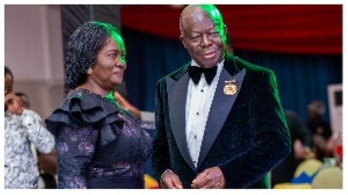 Otumfuo and Prof Jane Naana