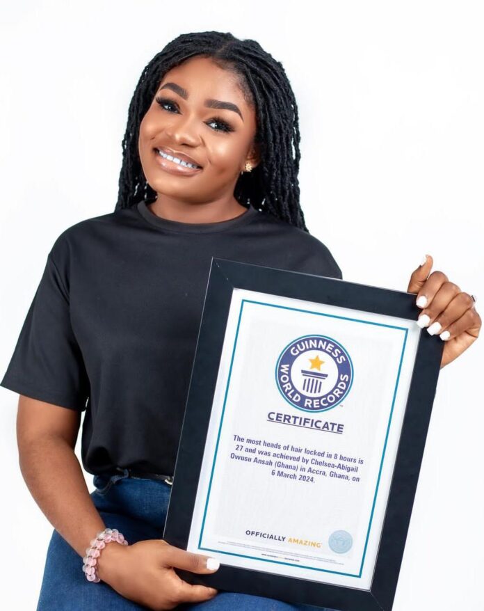 GWR holder, Chelsea-Abigail Owusu Ansah