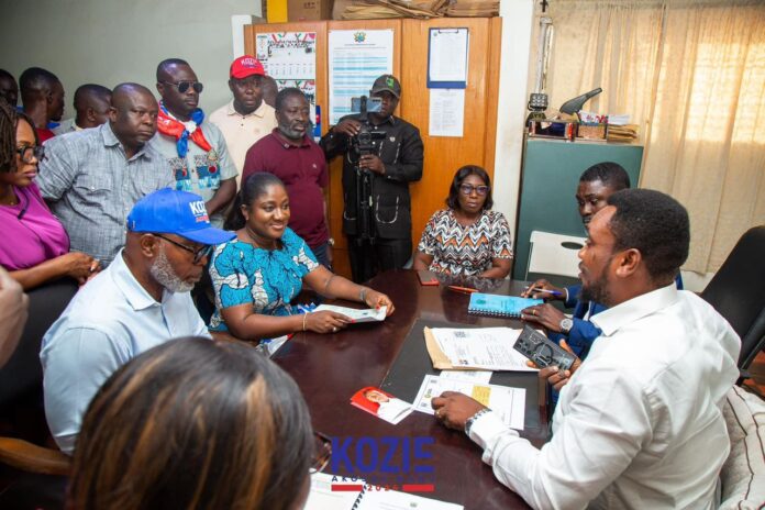 The New Patriotic Party (NPP) Parliamentary Candidate for the Adentan Constituency, Akosua Asaa Manu The New Patriotic Party (NPP) Parliamentary Candidate for the Adentan Constituency, Akosua Asaa Manu