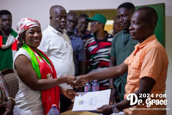 2024 polls: Prof. Dr. Grace Ayensu Danquah officially files nomination