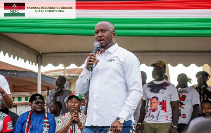 Malik Basintale, the Deputy National Communications Officer of the NDC Malik Basintale, the Deputy National Communications Officer of the NDC