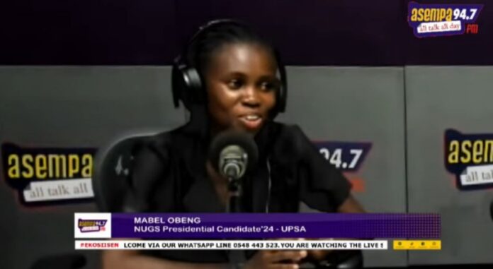 Mabel Obeng NUGS presidential aspirant