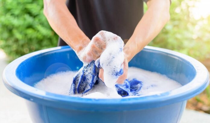 Washing clothes