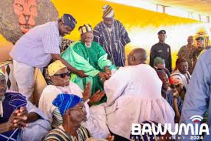 Yagbonwura appreciates Bawumia for outstanding support to Gonjaland Yagbonwura appreciates Bawumia for outstanding support to Gonjaland