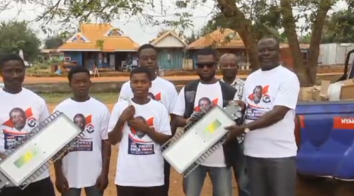 Asutifi North MP donates 1,000 street lights to enhance security