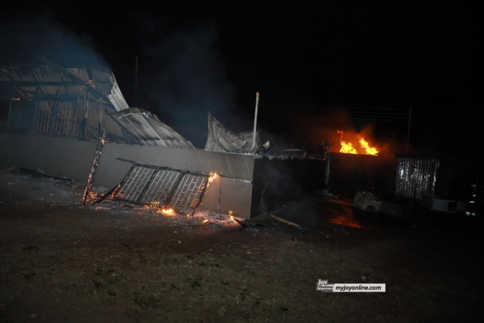 End Fire Pentecostal church on fire