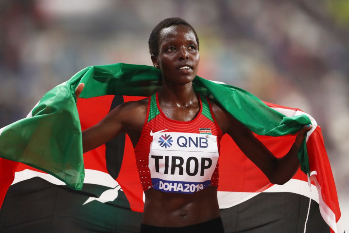 Agnes Tirop broke the women’s 10km record in Germany a month before she was killed.. Alexander Hassenstein/Getty Images Agnes Tirop broke the women’s 10km record in Germany a month before she was killed.. Alexander Hassenstein/Getty Images
