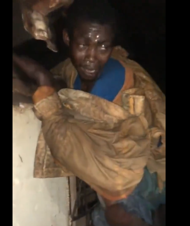 Thief gets stuck in building after unsuccessful operation