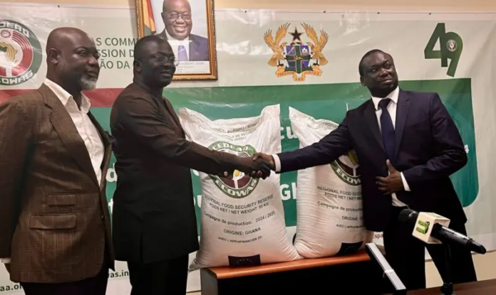 Ghana takes delivery of 500 metric tonnes of grains from ECOWAS