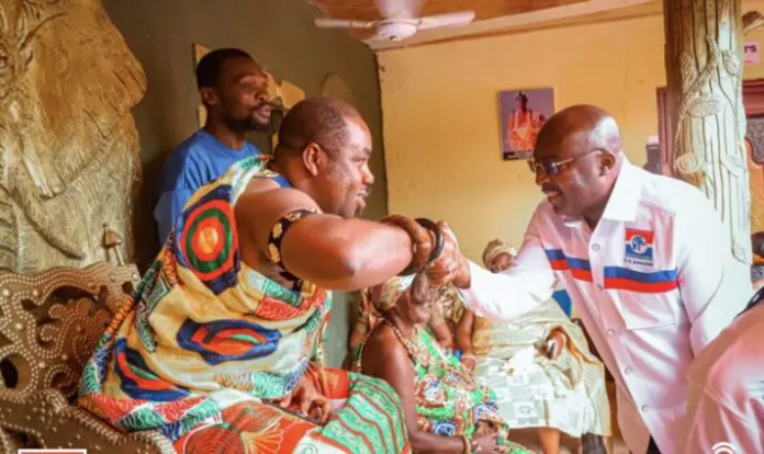 Bawumia tours Agona West, East and Gomoa Central to canvass for votes