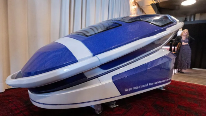 Getty Images | The latest model of the device - known as the Sarco - was displayed in Zurich in July Getty Images | The latest model of the device - known as the Sarco - was displayed in Zurich in July