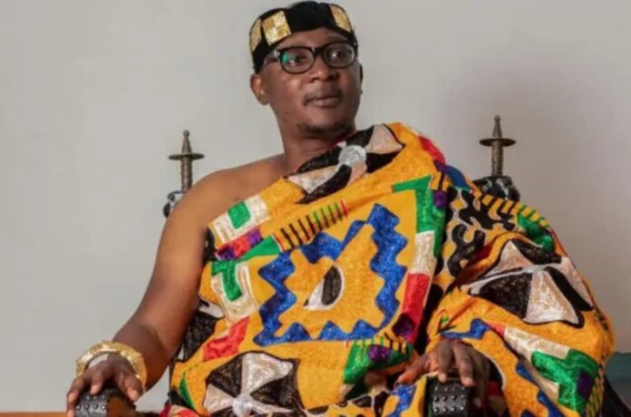 Kwahumanhene, Daasebre Akuamoah Agyapong II has resigned as the Board Chairman of the Agricultural Development Bank (ADB) Kwahumanhene, Daasebre Akuamoah Agyapong II has resigned as the Board Chairman of the Agricultural Development Bank (ADB)