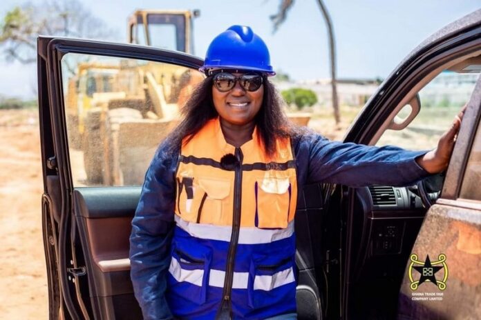 The Chief Executive Officer of Ghana Trade Fair Limited, Agnes Adu, The Chief Executive Officer of Ghana Trade Fair Limited, Agnes Adu,
