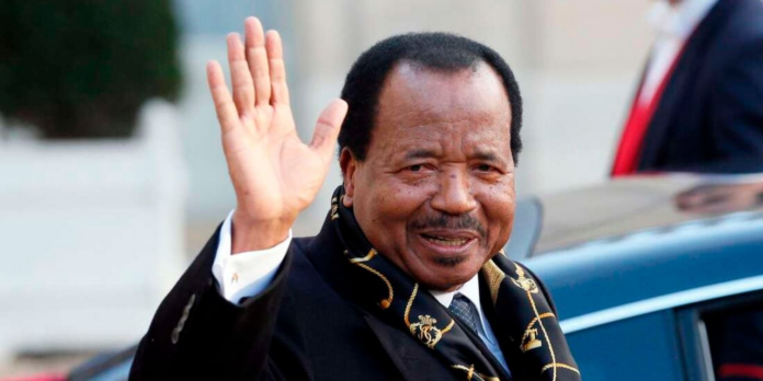 Cameroon President Paul Biya waves as he leaves the Elysee Palace in Paris. File Photo | AFP Cameroon President Paul Biya waves as he leaves the Elysee Palace in Paris. File Photo | AFP