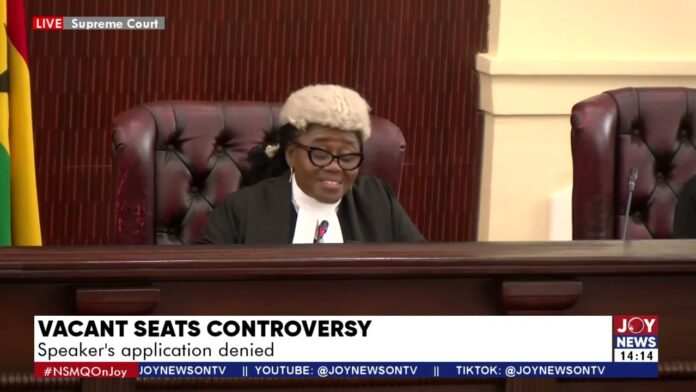 Video Thumbnail: Vacant Seat Controversy: Supreme Court rejects Speaker's application to set aside its earlier ruling