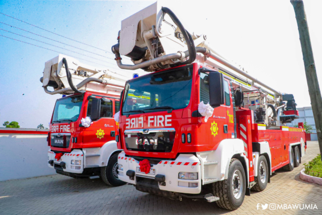 VP Bawumia commissions ultra-modern facilities, operational vehicles for Ghana Fire Service