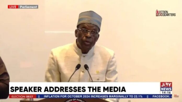Speaker Bagbin