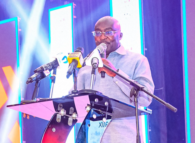 Credit: Dr Mahamudu Bawumia speaking at the launch of local music streaming platform, Ghana Music Xperience (GMX) in Accra on October 30, 2024. Credit: Dr Mahamudu Bawumia speaking at the launch of local music streaming platform, Ghana Music Xperience (GMX) in Accra on October 30, 2024.