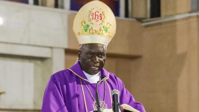 @NairobiArchdioc Archbishop of Nairobi Philip Anyolo said the cash would be returned and declined other pledges from the president @NairobiArchdioc Archbishop of Nairobi Philip Anyolo said the cash would be returned and declined other pledges from the president
