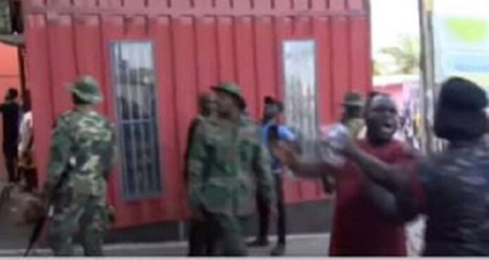 Tension has erupted in Akweteyman