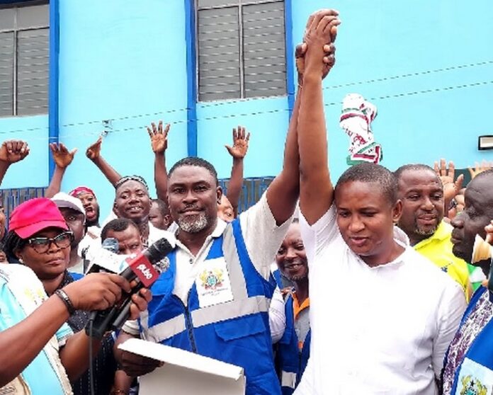 Mohammed Adamu Ramadan as he was announced as the MP-elect for the constituency Mohammed Adamu Ramadan as he was announced as the MP-elect for the constituency
