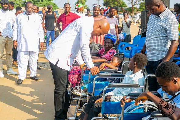 Ablakwa Ablakwa donates 100 wheelchairs to constituents with disabilities