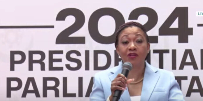 Chairperson of the Electoral Commission (EC), Jean Mensa Chairperson of the Electoral Commission (EC), Jean Mensa