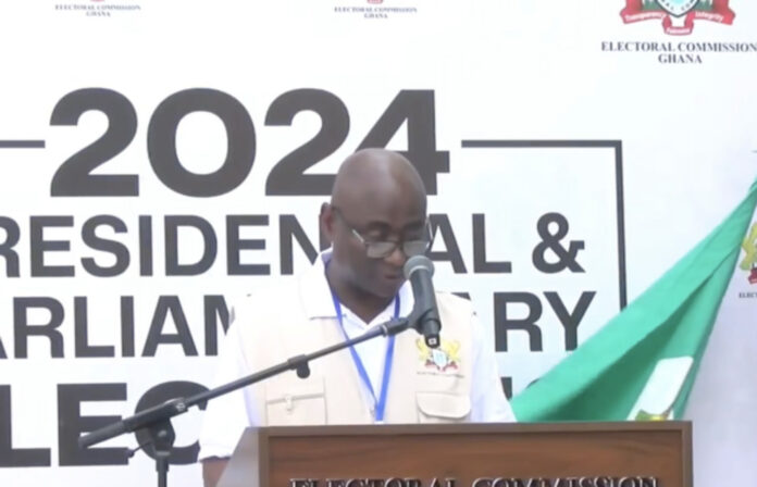 Dr. Benjamin Bano-Bioh, the Director of Electoral Services at the EC Dr. Benjamin Bano-Bioh, the Director of Electoral Services at the EC